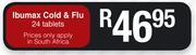 Ibumax Cold & Flu 24 Tablets