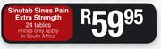 Sinutab Sinus Pain Extra Strength 24 Tablets