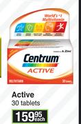 Centrum Active 30 Tablets-Each