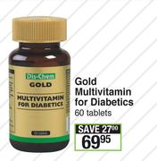 Dis-Chem Gold Multivitamin For Diabetics 60 Tablets