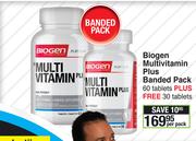 Biogen Multivitamin Plus Banded Pack 60 Tablets Plus Free 30 Tablets-Per Pack
