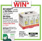 Vitamin Bco Shot Exotic Berry-6 x 25ml Per Pack