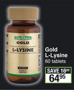 Dis-Chem Gold L-Lysine 60 Tablets