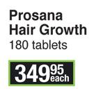 Prosana Hair Growth 180 Tablets-Each