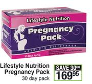Lifestyle Nutrition Pregnancy Pack 30 Day Pack