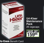 Uri-Kleer Maintenance Pack 28 Vegecaps
