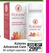 Kolorex Advanced Care 30 Softgel Capsules