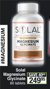 Solal Magnesium Glycinate 60 Tablets