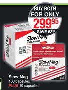 Slow-Mag 100 Capsules Plus 10 Capsules-For Both 