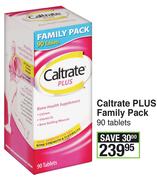Caltrate Plus Family Pack 90 Tablets