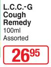L.C.C.-G Cough Remedy-100ml