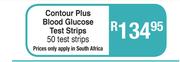 Contour Plus Blood Glucose Test Strips-50 Test Strips