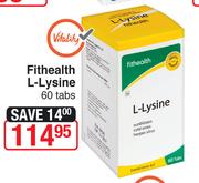 Fithealth L-Lysine-60 Tabs