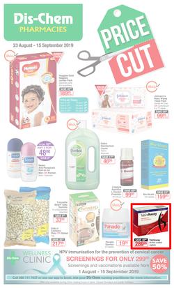 Dis-chem : Price Cut (23 Aug - 15 Sept 2019), page 1