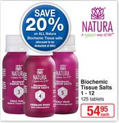 Biochemic Tissue Salts-(1-12)-125 Tablets Each