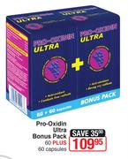 Pro-Oxidin Ultra Bonus Pack-60 Plus 60 Capsules