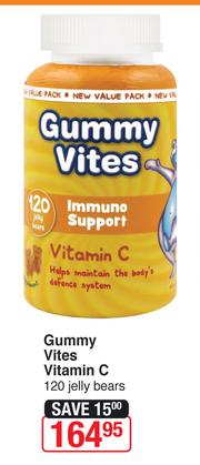 Gummy Vites Vitamin C 120 Jelly Bears M Guzzle Co Za L'il critters™, the #1 kids gummy vitamin brand†, gives kids the building blocks they need to go on it's the gummy vitamin brand kids love and parents trust to help support and maintain healthy growth. gummy vites vitamin c 120 jelly bears