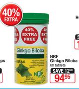 NRF Ginkgo Biloba-60 Tablets