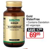 Gold WaterFree-60 Vegecaps