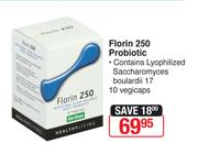 Florin 250 probiotic-10 Vegicaps