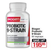Biogen Probiotic 9 Strain-60 Vegicaps