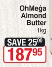 OhMega Almond Butter-1kg