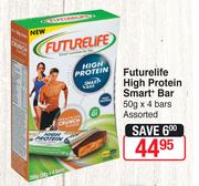 Futurelife High Protein Smart+ Bar-50g x 4Bars
