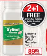 Lifestyle Nutrition Xylitol Granules-500g Each