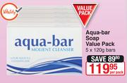 Aqua Bar Soap Value Pack-5x120g Per Pack