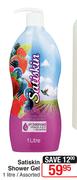 Satiskin Shower Gel Assorted-1Ltr