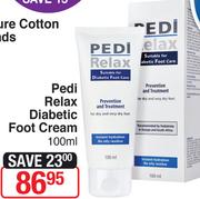Pedi Relax Diabetic Foot Cream-100ml