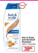Hair & Scalp Anti-Dandruff Shampoo 400ml