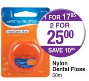 Dentalmate Nylon Dental Floss-50m