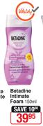 Betadine Intimate Foam-150ml Each