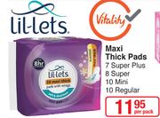 Maxi Thick Pads Super Plus 7's/Super 8's/Mini 10's/Regular 10's-Per Pack