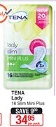Tena Lady Slim Mini Plus-16's Per Pack