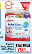 Pigeon Baby Wipes Value Pack-328's Per Pack