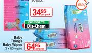 Baby Things Baby Wipes-3X80's Per Pack