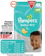 Pampers Baby Dry Jumbo Pack-Per Pack