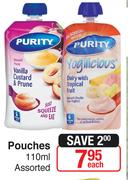 Purity Pouches-110ml Each