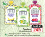 Piccolo Pouches-100ml Each