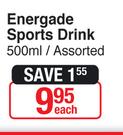 Energade Sports Drink 500ml-Each