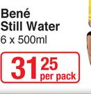 Bene Still Water-6x500ml Per Pack
