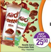 Nestle Aero Chocolate Slab-2X85g