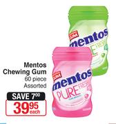 Mentos Chewing Gum 60 Piece-Each