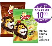 Simba Chips 36g-For Any 2