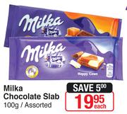 Milka Chocolate Slab 100g-Each