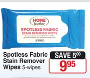 Spotless Fabric Stain Remover Wipes-5 Wipes