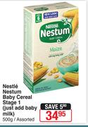 Nestle Nestum Baby Cereal Stage 1 Just Add Baby Milk Assorted-500g