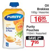Purity Pouches Assorted-110ml